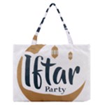 Iftar-party-t-w-01 Zipper Medium Tote Bag