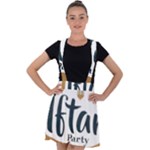 Iftar-party-t-w-01 Velvet Suspender Skater Skirt
