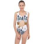 Iftar-party-t-w-01 Center Cut Out Swimsuit
