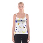 Pattern-fruit-apples-green Spaghetti Strap Top