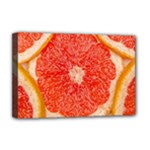 Grapefruit-fruit-background-food Deluxe Canvas 18  x 12  (Stretched)