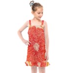 Grapefruit-fruit-background-food Kids  Overall Dress