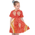 Grapefruit-fruit-background-food Kids  Sailor Dress