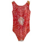 Grapefruit-fruit-background-food Kids  Cut-Out Back One Piece Swimsuit