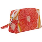 Grapefruit-fruit-background-food Wristlet Pouch Bag (Large)