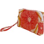 Grapefruit-fruit-background-food Wristlet Pouch Bag (Small)