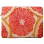Grapefruit-fruit-background-food 17  Vertical Laptop Sleeve Case With Pocket