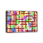 Pattern-repetition-bars-colors Mini Canvas 6  x 4  (Stretched)