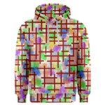 Pattern-repetition-bars-colors Men s Overhead Hoodie
