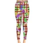 Pattern-repetition-bars-colors Inside Out Leggings