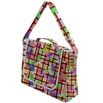 Pattern-repetition-bars-colors Box Up Messenger Bag