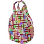 Pattern-repetition-bars-colors Travel Backpack