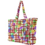 Pattern-repetition-bars-colors Simple Shoulder Bag