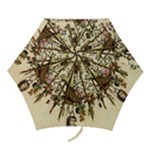 Vintage-antique-plate-china Mini Folding Umbrellas