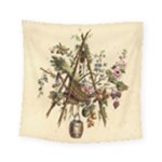 Vintage-antique-plate-china Square Tapestry (Small)