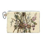 Vintage-antique-plate-china Canvas Cosmetic Bag (Large)