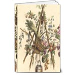 Vintage-antique-plate-china 8  x 10  Hardcover Notebook