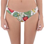 Strawberry-fruits Reversible Hipster Bikini Bottoms