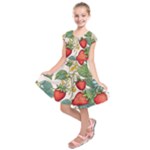 Strawberry-fruits Kids  Short Sleeve Dress