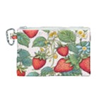 Strawberry-fruits Canvas Cosmetic Bag (Medium)