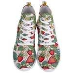 Strawberry-fruits Men s Lightweight High Top Sneakers
