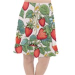 Strawberry-fruits Fishtail Chiffon Skirt