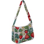 Strawberry-fruits Zip Up Shoulder Bag