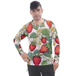 Strawberry-fruits Men s Pique Long Sleeve T-Shirt