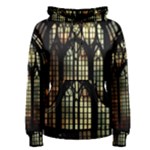 Stained Glass Window Gothic Women s Pullover Hoodie