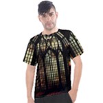 Stained Glass Window Gothic Men s Sport Top