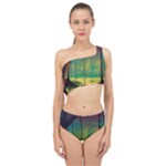 Nature Swamp Water Sunset Spooky Night Reflections Bayou Lake Spliced Up Two Piece Swimsuit