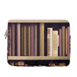 Books Bookshelves Office Fantasy Background Artwork Book Cover Apothecary Book Nook Literature Libra 13  Vertical Laptop Sleeve Case With Pocket