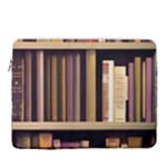Books Bookshelves Office Fantasy Background Artwork Book Cover Apothecary Book Nook Literature Libra 16  Vertical Laptop Sleeve Case With Pocket
