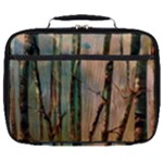 Woodland Woods Forest Trees Nature Outdoors Mist Moon Background Artwork Book Full Print Lunch Bag