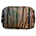 Woodland Woods Forest Trees Nature Outdoors Mist Moon Background Artwork Book Make Up Pouch (Small)