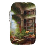 Room Interior Library Books Bookshelves Reading Literature Study Fiction Old Manor Book Nook Reading Waist Pouch (Small)