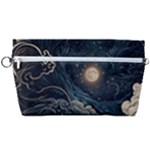 Starry Sky Moon Space Cosmic Galaxy Nature Art Clouds Art Nouveau Abstract Handbag Organizer