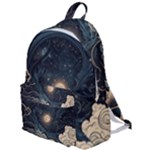 Starry Sky Moon Space Cosmic Galaxy Nature Art Clouds Art Nouveau Abstract The Plain Backpack