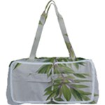 Watercolor Leaves Branch Nature Plant Growing Still Life Botanical Study Multi Function Bag