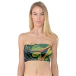 Outdoors Night Setting Scene Forest Woods Light Moonlight Nature Wilderness Leaves Branches Abstract Bandeau Top