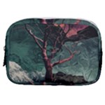 Night Sky Nature Tree Night Landscape Forest Galaxy Fantasy Dark Sky Planet Make Up Pouch (Small)