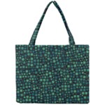 Squares cubism geometric background Mini Tote Bag
