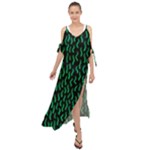 Confetti Texture Tileable Repeating Maxi Chiffon Cover Up Dress