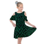 Confetti Texture Tileable Repeating Kids  Shoulder Cutout Chiffon Dress