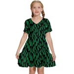 Confetti Texture Tileable Repeating Kids  Short Sleeve Tiered Mini Dress