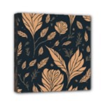 Background Pattern Leaves Texture Mini Canvas 6  x 6  (Stretched)