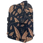 Background Pattern Leaves Texture Classic Backpack