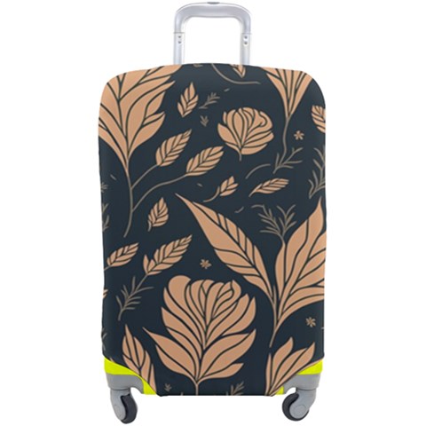 Background Pattern Leaves Texture Luggage Cover (Large) from UrbanLoad.com