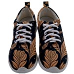 Background Pattern Leaves Texture Mens Athletic Shoes