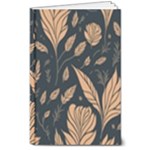 Background Pattern Leaves Texture 8  x 10  Hardcover Notebook